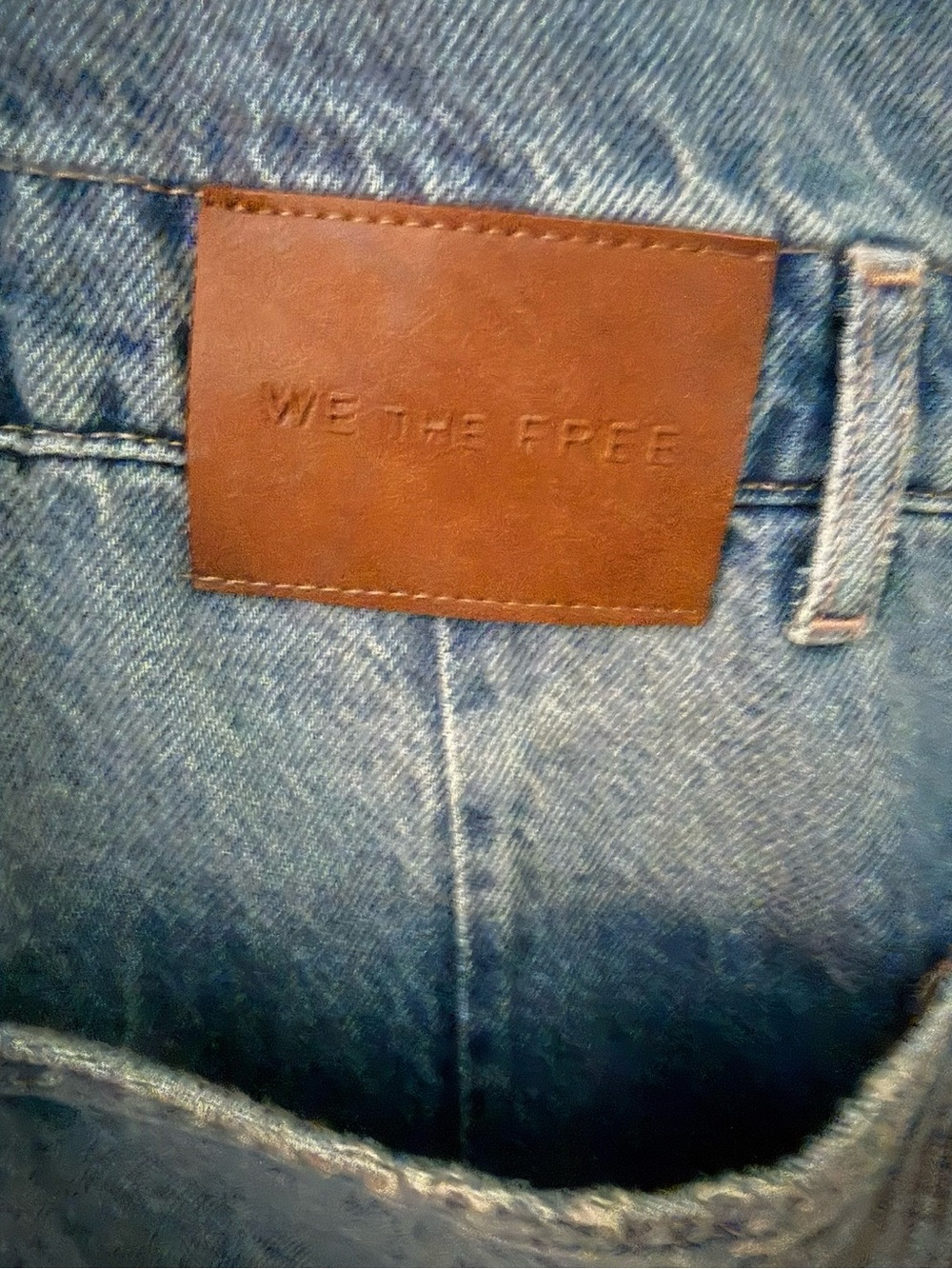 NWOT Free People Key To My Heart Patched Skirtalls - Picture 7 of 10